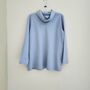 J.Jill Pure Jill Womens Harmony Cowl Neck Top